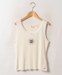 LEVI’S OUTLET/DRY GOODS グラフィック タンク ホワイト RAVE DAISY/505483503