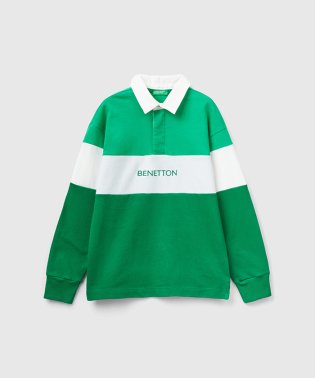 BENETTON (UNITED COLORS OF BENETTON BOYS)/キッズカラーブロック長袖ポロラガーシャツB/505574796