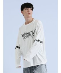 semanticdesign/SD×PSYCHONATION アイコンレースアップ クルー長袖Tシャツ メンズ Tシャツ カットソー カジュアル インナー ビジネス ギフト プレゼント/505644664