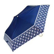 BACKYARD FAMILY(バックヤードファミリー)/晴雨兼用 折りたたみ傘 50cm シルバーコーティング/ネイビー系1