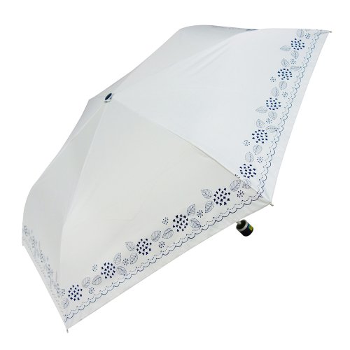 BACKYARD FAMILY(バックヤードファミリー)/晴雨兼用 折りたたみ傘 50cm シルバーコーティング/ホワイト系4
