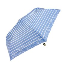 BACKYARD FAMILY(バックヤードファミリー)/晴雨兼用 折りたたみ傘 50cm シルバーコーティング/ブルー系2