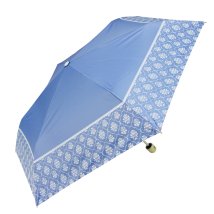 BACKYARD FAMILY(バックヤードファミリー)/晴雨兼用 折りたたみ傘 50cm シルバーコーティング/ブルー系3