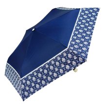 BACKYARD FAMILY(バックヤードファミリー)/晴雨兼用 折りたたみ傘 50cm シルバーコーティング/ネイビー系3