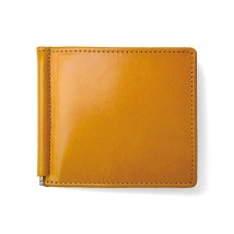 BACKYARD FAMILY(バックヤードファミリー)/Re:Credo SMALL LEATHER GOODS マネークリップ/イエロー