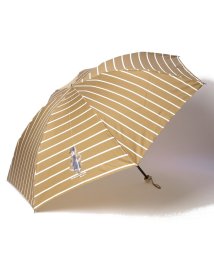 POLO RALPH LAUREN(umbrella)(ポロラルフローレン（傘）)/折りたたみ傘　POLO BEARストライプ/ベージュ