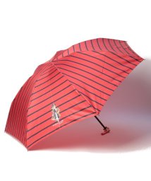 POLO RALPH LAUREN(umbrella)(ポロラルフローレン（傘）)/折りたたみ傘　POLO BEARストライプ/レッド