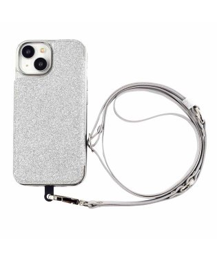 MAELYS LOUNA/(iPhone15/14/13) Cross Body Case Duo (silver)/505636500