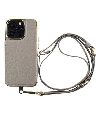 MAELYS LOUNA/(iPhone15 Pro) Cross Body Case Duo (gray)/505636502
