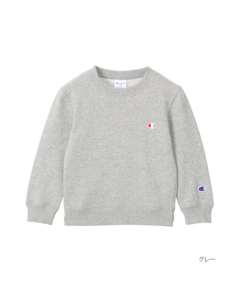 MAC HOUSE(kid's)(マックハウス（キッズ）)/Champion チャンピオン ベーシックワンポイントスウェット CK－Y001/グレー