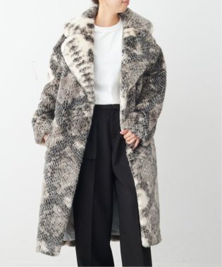 U by Spick&Span/【JAKKE/ジャッキー】 KATIE COAT SNAKE PRINT/505645752