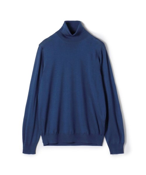 TOMORROWLAND MENS(TOMORROWLAND MENS)/TOMORROWLAND TRICOT スーパーファインメリノウール タートルネックニット S WOOL/67ダークブルー