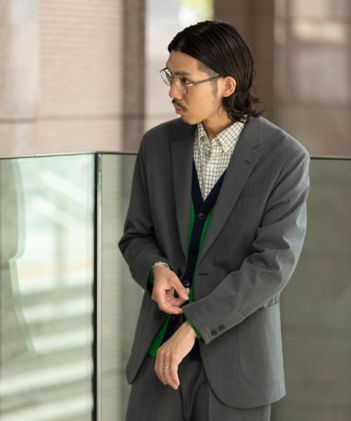 SHIPS: 〈セットアップ対応・手洗い可能〉スーパー140 2ボタン テーラードジャケット SHIPS 〈セットアップ対応 手洗い可能〉スーパー140 リラックス