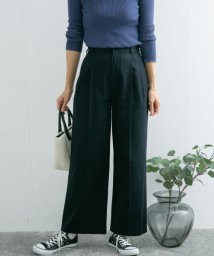 URBAN RESEARCH DOORS(アーバンリサーチドアーズ)/2タックワイドパンツ/NAVY