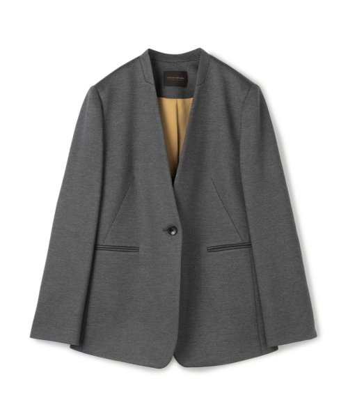 カルゼサーキュラー ノーカラージャケット 