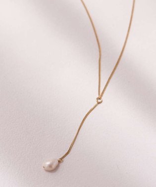 collex/【MERAKI】Gold Pearl Drop Necklace/505494568