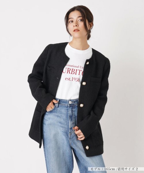 セミロングノーカラージャケット セミロングノーカラージャケット セミロングノーカラージャケット B1851727192(14278円)