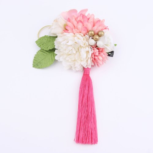 BACKYARD FAMILY(バックヤードファミリー)/髪飾り お花 きれい mmwahr802c/ピンク
