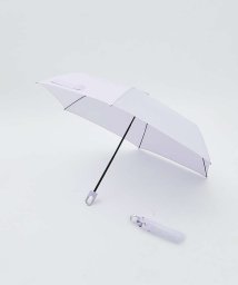 ABAHOUSE(ABAHOUSE)/【晴雨兼用】カラビナ式で鞄に引っ掛けられる 親骨55cm 折り畳み傘/パープル