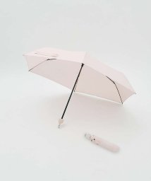 ABAHOUSE(ABAHOUSE)/【晴雨兼用】カラビナ式で鞄に引っ掛けられる 親骨55cm 折り畳み傘/ピンクベージュ