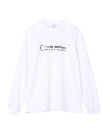 coen/ポリメッシュプリントロングスリーブTシャツ/505648690