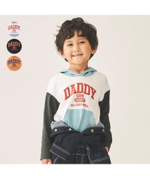DaddyOhDaddy(ダディオダディ)/【子供服】 Daddy Oh Daddy (ダディオダディ) 日本製フード付きロゴプリントＴシャツ 90cm～140cm V50812/ホワイト