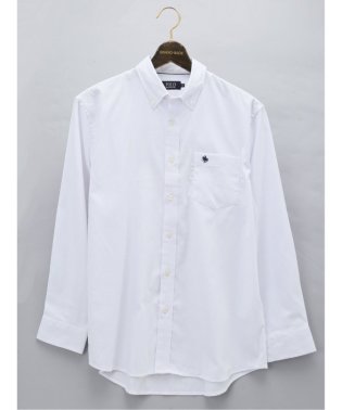 GRAND-BACK/【大きいサイズ】ポロ/POLO 綿混オックス ボタンダウン長袖シャツ メンズ シャツ カジュアル トップス インナー ギフト プレゼント 羽織り カーディガン /505649035