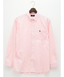 GRAND-BACK(グランバック)/【大きいサイズ】ポロ/POLO 綿混オックス ボタンダウン長袖シャツ メンズ シャツ カジュアル トップス インナー ギフト プレゼント 羽織り カーディガン /ピンク