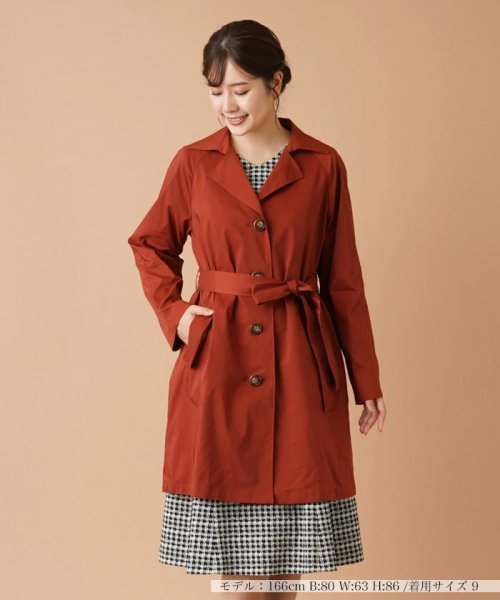 ミディ丈トレンチコート B80