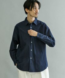 URBAN RESEARCH(アーバンリサーチ)/『UR TECH』レギュラーカラーシャツ/NAVY