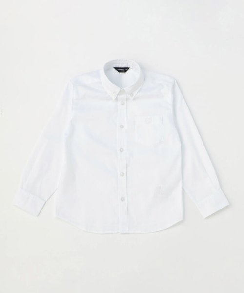 COMME CA ISM KIDS(コムサイズム（キッズ）)/長袖シャツ(100－130cm)/ホワイト