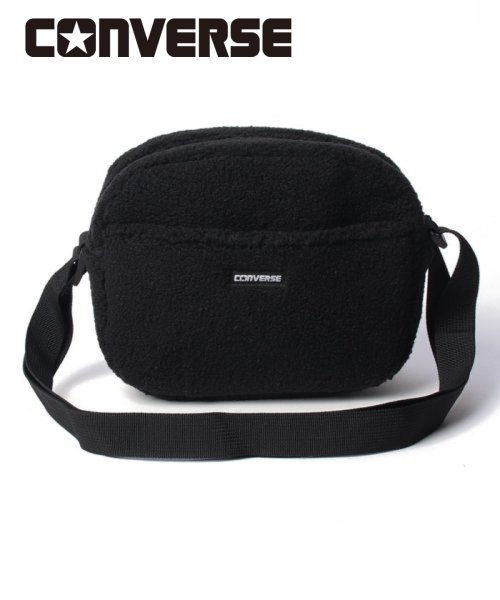 CONVERSE(CONVERSE)/【CONVERSE / コンバース】BOA MINI SHOULDER BAG / ボア ショルダーバッグ コンパクト 調整可能 カジュアルコーデ/ブラック