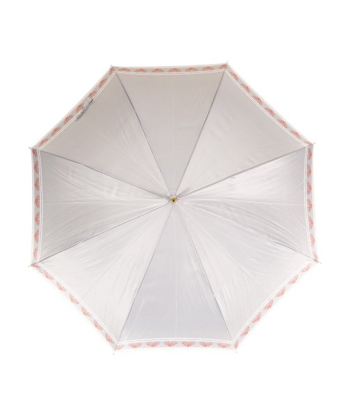 LANVIN en Bleu(ランバン オン ブルー)/ランバン オン ブルー LANVIN en Bleu 傘 長傘 雨傘 ジャンプ傘 レディース 60cm 軽量 UMBRELLA ブラック ライトグレー ネイビー/ライトグレー