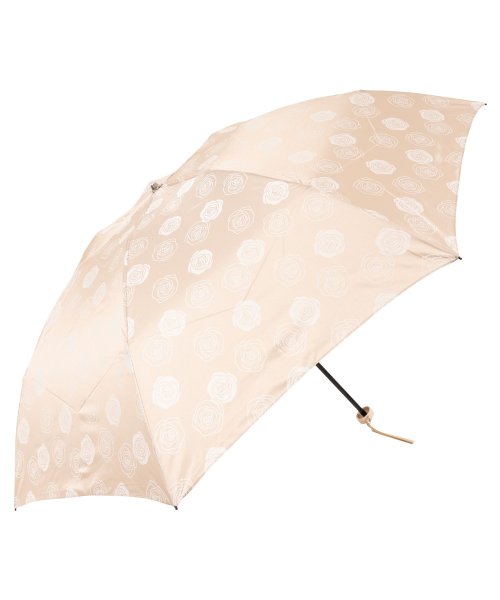 LANVIN COLLECTION(ランバン コレクション)/ランバン コレクション LANVIN COLLECTION 雨傘 折りたたみ ミニ レディース 60cm 軽量 FOLDING UMBRELLA ネイビー ベー/ベージュ