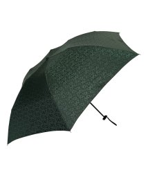 mila schon(ミラ・ショーン)/ミラショーン mila schon 傘 折り畳み 雨傘 メンズ 60cm 軽量 ジャガード FOLDING UMBRELLA ブラック ブラウン ダーク グリー/ダークグリーン