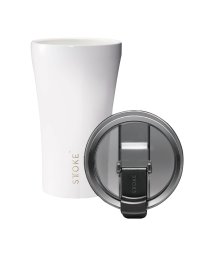 STTOKE(ストーク)/ストーク STTOKE タンブラー ステンレスボトル リユーザブルカップ 355ml Lサイズ 保温 保冷 蓋付き REUSABLE CUP 12OZ ブラック/ホワイト