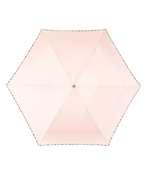 DAKS(ダックス)/ダックス DAKS 雨傘 折りたたみ ミニ レディース 55cm 日本製 軽量 グラスファイバー FOLDING UMBRELLA ネイビー ベージュ ワイン /ピンク