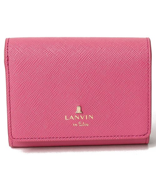 LANVIN en Bleu(BAG)(ランバンオンブルー（バッグ）)/リュクサンブール コンパクト財布/ベリーピンク