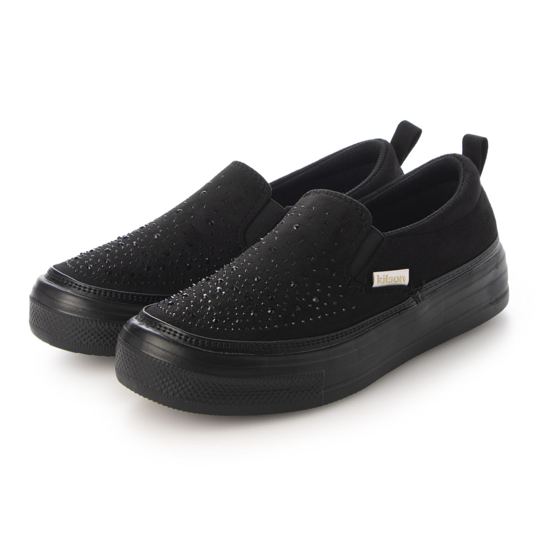 VANS』スニーカースリッポン ブラック 24㎝ - 靴