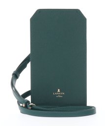 LANVIN en Bleu(BAG)(ランバンオンブルー（バッグ）)/リュクサンブール スマホショルダー/ディープグリーン