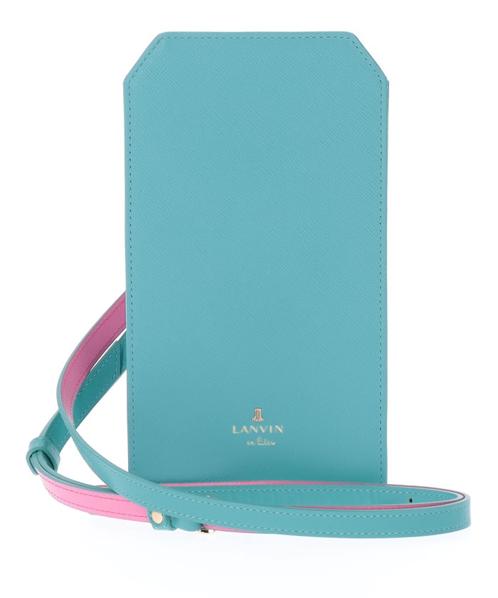 LANVINenBleu(バッグ) リュクサンブールカラー スマホショルダー ペールグリーン F LANVINenBleu(バッグ) リュクサンブールカラー スマホショルダー ペールグリーン F
