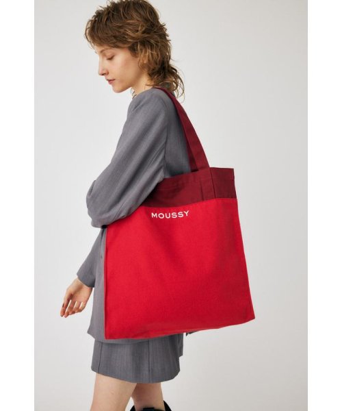 moussy(マウジー)/MOUSSY EVERYDAY トートバッグ/RED