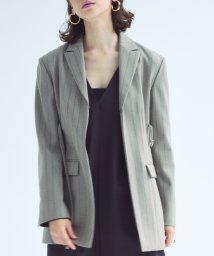 DRESSTERIOR(ドレステリア)/CODE A ｜ belted oversized jacket/サンドベージュ（053）