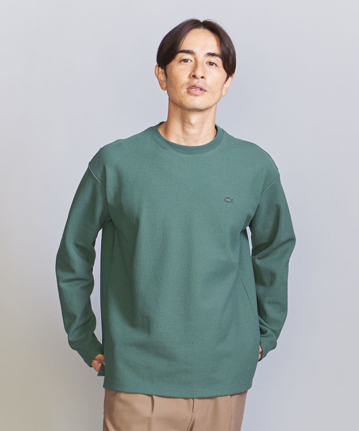 ＜LACOSTE for BEAUTY&YOUTH＞ 1トーン ロングスリーブ Tシャツ