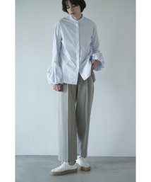 CLANE(クラネ)/BALLOON CUFF SHIRT/BLUE