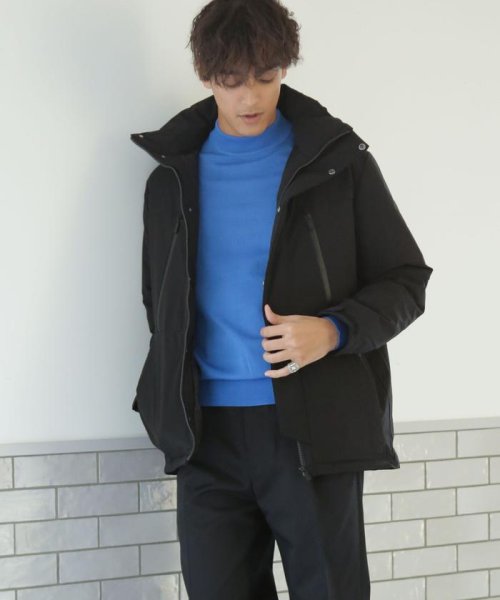 「西川ダウン(R)」フードデタッチャブルMATSUMIダウン 西川ダウン シリーズの定番モデル MATSUMI スタンドネックブルゾンとしてもお楽しみいただけるデザイン