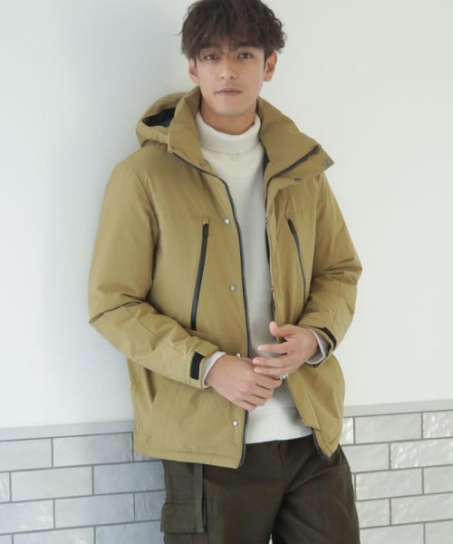 「西川ダウン(R)」フードデタッチャブルMATSUMIダウン 西川ダウン シリーズの定番モデル MATSUMI スタンドネックブルゾンとしてもお楽しみいただけるデザイン