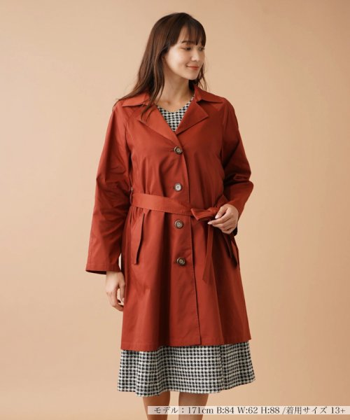 ミディ丈トレンチコート 