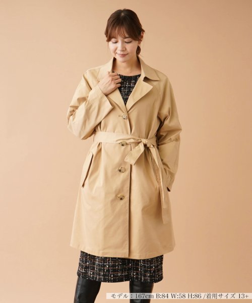 ミディ丈トレンチコート 