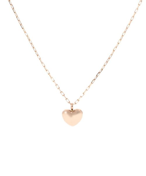 K10 PG ハートモナカモチーフネックレス 